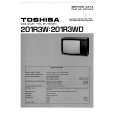 TOSHIBA 201R3W/D Manual de Servicio