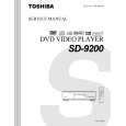 TOSHIBA SD9200 Manual de Servicio