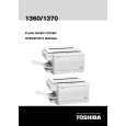 TOSHIBA 1370 Manual de Usuario