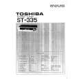 TOSHIBA ST335 Manual de Servicio
