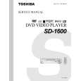 TOSHIBA SD1600 Manual de Servicio
