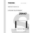 TOSHIBA 20A43 Manual de Servicio