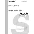 TOSHIBA 20AS22 Manual de Servicio