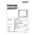 TOSHIBA 2805DDT Manual de Servicio
