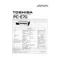 TOSHIBA PCE70 Manual de Servicio