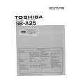 TOSHIBA SB-A25 Manual de Servicio