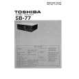 TOSHIBA SB-77 Manual de Servicio