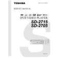TOSHIBA SD2705 Manual de Servicio