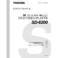 TOSHIBA SD6200 Manual de Servicio