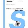 TOSHIBA SG1981 Manual de Servicio