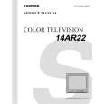 TOSHIBA 14AR22 Manual de Servicio