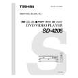 TOSHIBA SD4205 Manual de Servicio