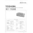 TOSHIBA RT7096 Manual de Servicio