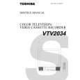 TOSHIBA VTV2034 Manual de Servicio
