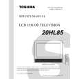 TOSHIBA 20HL85 Manual de Servicio