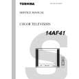 TOSHIBA 14AF41 Manual de Servicio