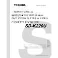 TOSHIBA SDK220U Manual de Servicio