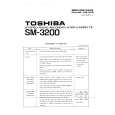 TOSHIBA SM3200 Manual de Servicio