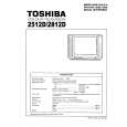 TOSHIBA 2812D Manual de Servicio