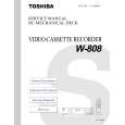 TOSHIBA W808 Manual de Servicio
