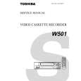 TOSHIBA W501 Manual de Servicio