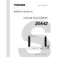 TOSHIBA 20A42 Manual de Servicio
