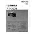 TOSHIBA RT-7035 Manual de Servicio