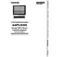 TOSHIBA 44PL93G Manual de Usuario