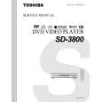 TOSHIBA SD3800 Manual de Servicio