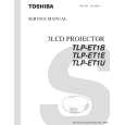 TOSHIBA TLPET1U Manual de Servicio