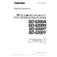 TOSHIBA SD5200H Manual de Servicio