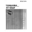 TOSHIBA RT550F Manual de Servicio