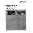 TOSHIBA PCD10 Manual de Servicio