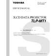 TOSHIBA TLPMT1 Manual de Servicio