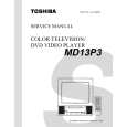 TOSHIBA MD13P3 Manual de Servicio