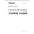 TOSHIBA 21G3XHE,XR Manual de Servicio