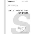 TOSHIBA TDPMT500 Manual de Servicio