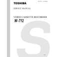 TOSHIBA W712 Manual de Servicio