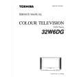 TOSHIBA 32W6DG Manual de Servicio