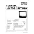 TOSHIBA 258T7G/W Manual de Servicio