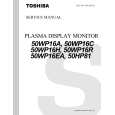 TOSHIBA 50WP16H Manual de Servicio