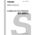 TOSHIBA SX2007A Manual de Servicio