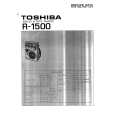 TOSHIBA R1500 Manual de Servicio