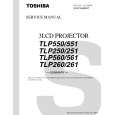 TOSHIBA TLP550 Manual de Servicio