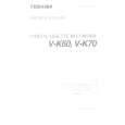TOSHIBA VK70 Manual de Servicio